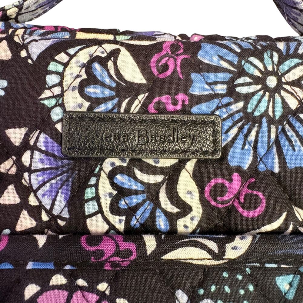 Vera Bradley Laptop Sleeve‎ Case Flower Doyly Design Side Zip Padded 14x11 - Picture 3 of 6